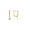 Luxenter Sasai Boucles D'oreilles Finition En or 18k