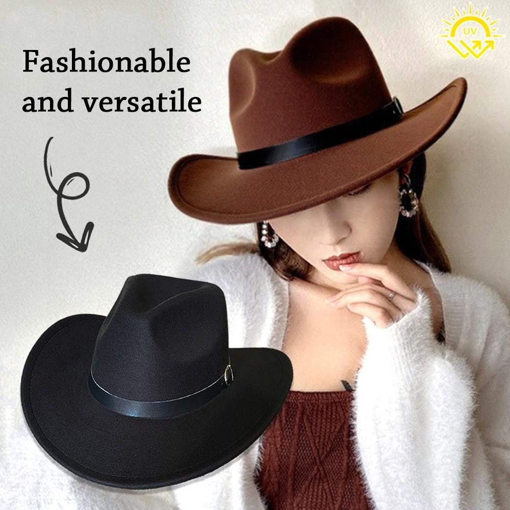 Short Brim Bucket Hats Felt Fabric Trilby Hat New Panama Hats Winter Season