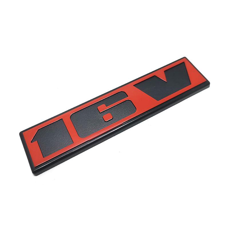 ABAC1 Original Car Accessories 2 PCS Red Color Rabbit GT Scirocco 16V Badge Golf Emblem