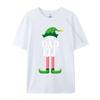 Dad Elf Matching Family Group Christmas T-Shirt Casual Cotton Men's Tees Fashionable Fitted Tshirts Funny Design