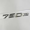 3D ABS Car Trunk Words Letters Logo Badge Emblem Decals Sticker For BMW 7 Series 730e 740e 745e 750e 760e F01 F02 G11 G12 uw2