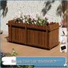 Хуалундун Карбонизированный Массив Дерева Уличный Ящик для Растений