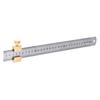 30cm Steel Ruler Woodworking Marking Locator Measuring Tool with Brass Slide Block
