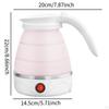 Folding Electric Kettle Foldable 1.2L Silicone Fast Boiling Small Portable Tea Pot