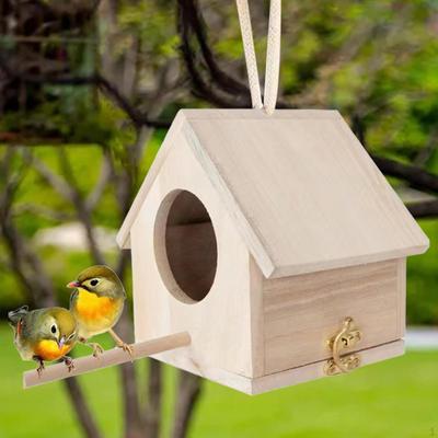 Домик для птиц Подвесной скворечник, Деревянный ящик Bluebird