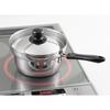 Yoshikawa Overflow Resistant Saucepan, 16cm, 2.1L, with Lid and Draining Function, Kurumentei, Tsubame-Sanjo, Made in Japan, SJ3199