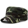 Men and Women Training Outing Camouflage Flat Caps Fashion Trendy Caps