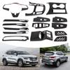 Kia Seltos SP2 (2019-2022) Interior Trim Kit: Armrest, Door Trim, Gear Shift Frame, Cup Holder, Steering Wheel