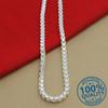Man Chain Silver Color Geometric Box Chain Necklace For Women Fashion Unisex Jewelry Choker   Collares Para Mujer