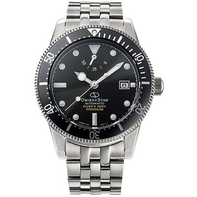 Мужской RK-AU0701B (M42 Diver 1964 2nd Edition F6 Date 200m Titanium) Круглые часы, серебро