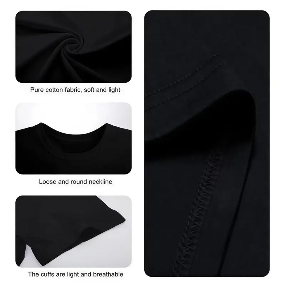 Funny Pirate Panda Print Cool Streetwear Unisex Short Sleeve Top Pure cotton T-shirt