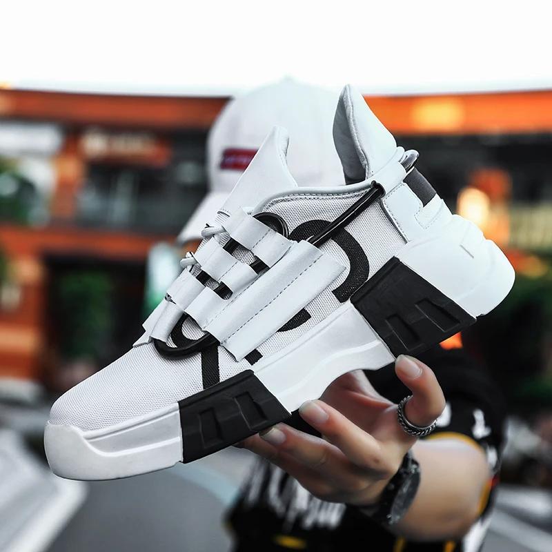 Fashion Casual Shoes For Men Street Style Walking Shoes Sneakers Thick Bottom Running Basketball Shoes Male 2024 Vulcanized Sneakers Men