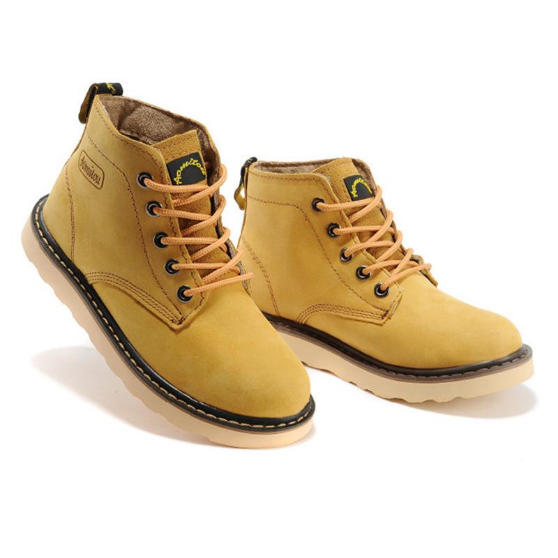 First Layer Cowhide Tooling Boots Genuine Leather Martin Boots Short Boots Outdoor Locomotive Boots Retro And Bare Boots Breathable Leather Boots