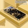 Блеск драгоценности Для iPhone 17Pro Max 16 17 Pro 15 Pro 14 13 Plus 12 Mini 11Pro Max XR 16E 17 Air Золотой стеклянный чехол для телефона