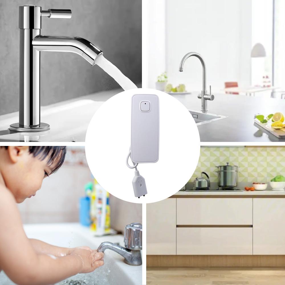 Overflow Level Water Leak Sensor Wifi Water Leak Detector Water Alarm Security System