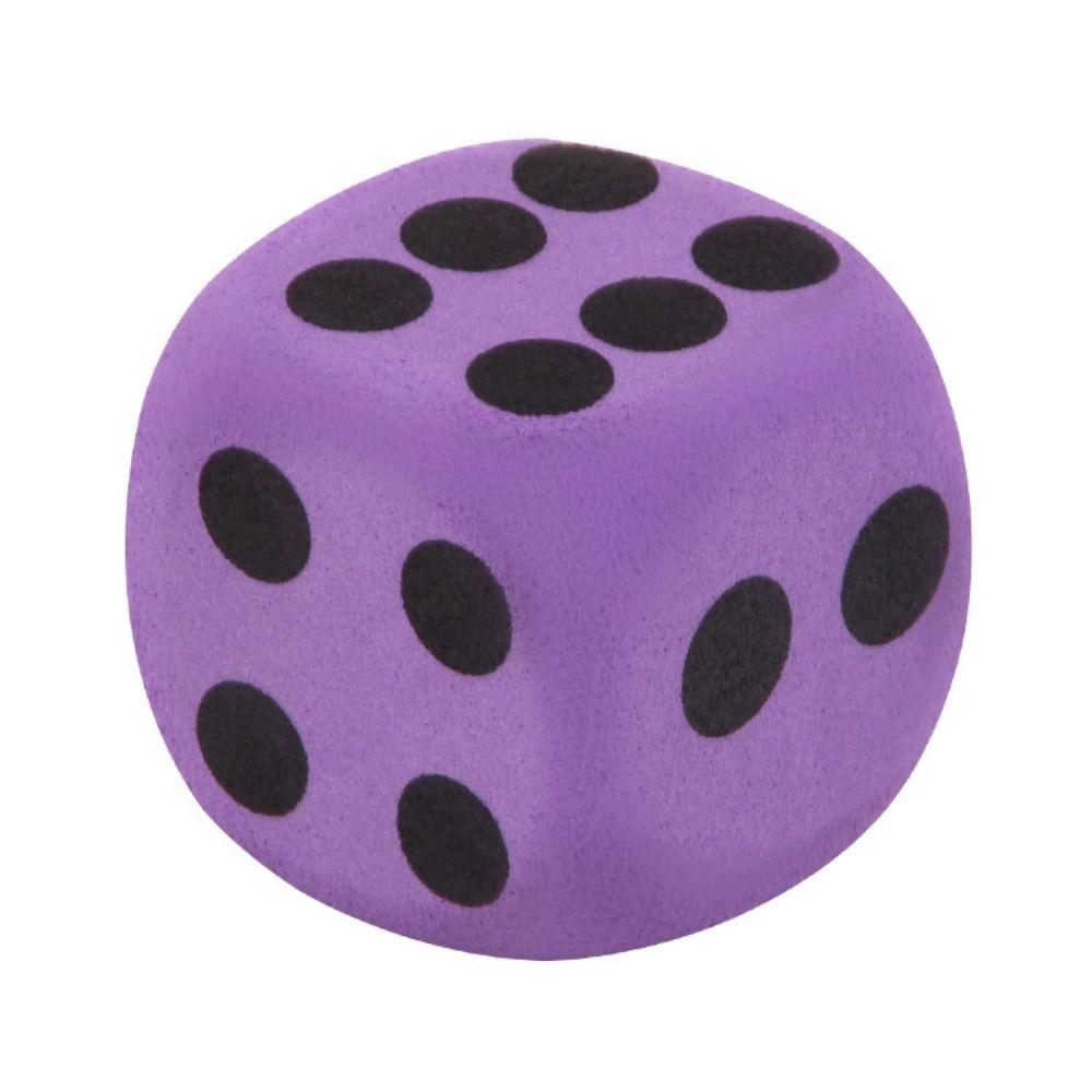 Soft Sponge Solid Dice Sponge 3.8cm Dot Dices Vent Toy Foam Dot Dice Boys