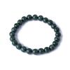 16cm Itoigawa Natural Jadeite Dark Japanese National Jomon Power Stone Jadeite Workshop Special Paulownia Wood Quality Guarantee ABR0885 (8mm Beads,