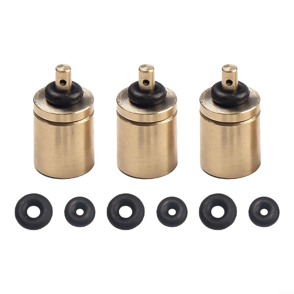 Compact Copper Nozzle Connector for Easy Gas Cylinder Refills 3pcs
