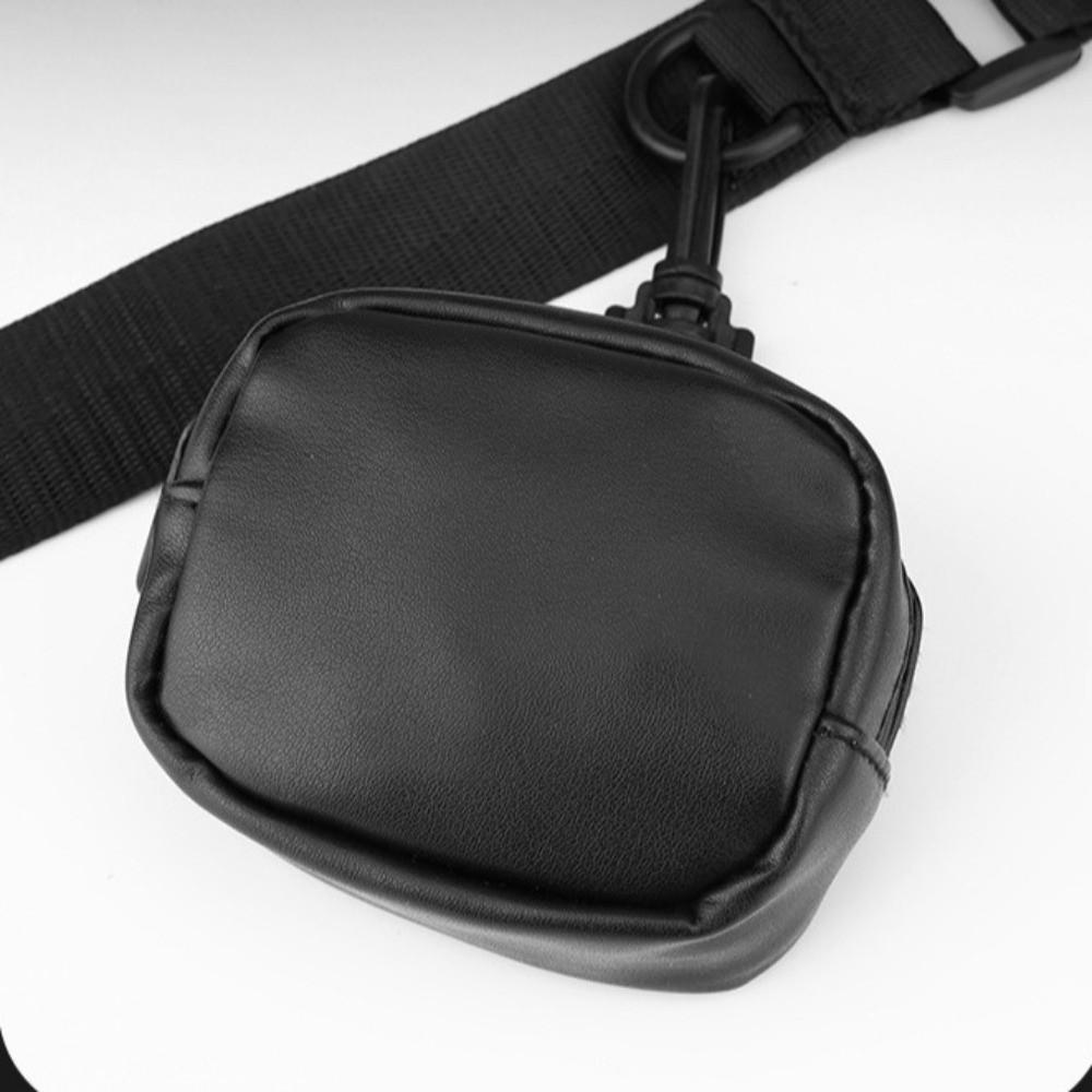Высококачественная черная сумка через плечо Унисекс Сумки на грудь для мобильного телефона Модная мини-сумка на плечо для пары