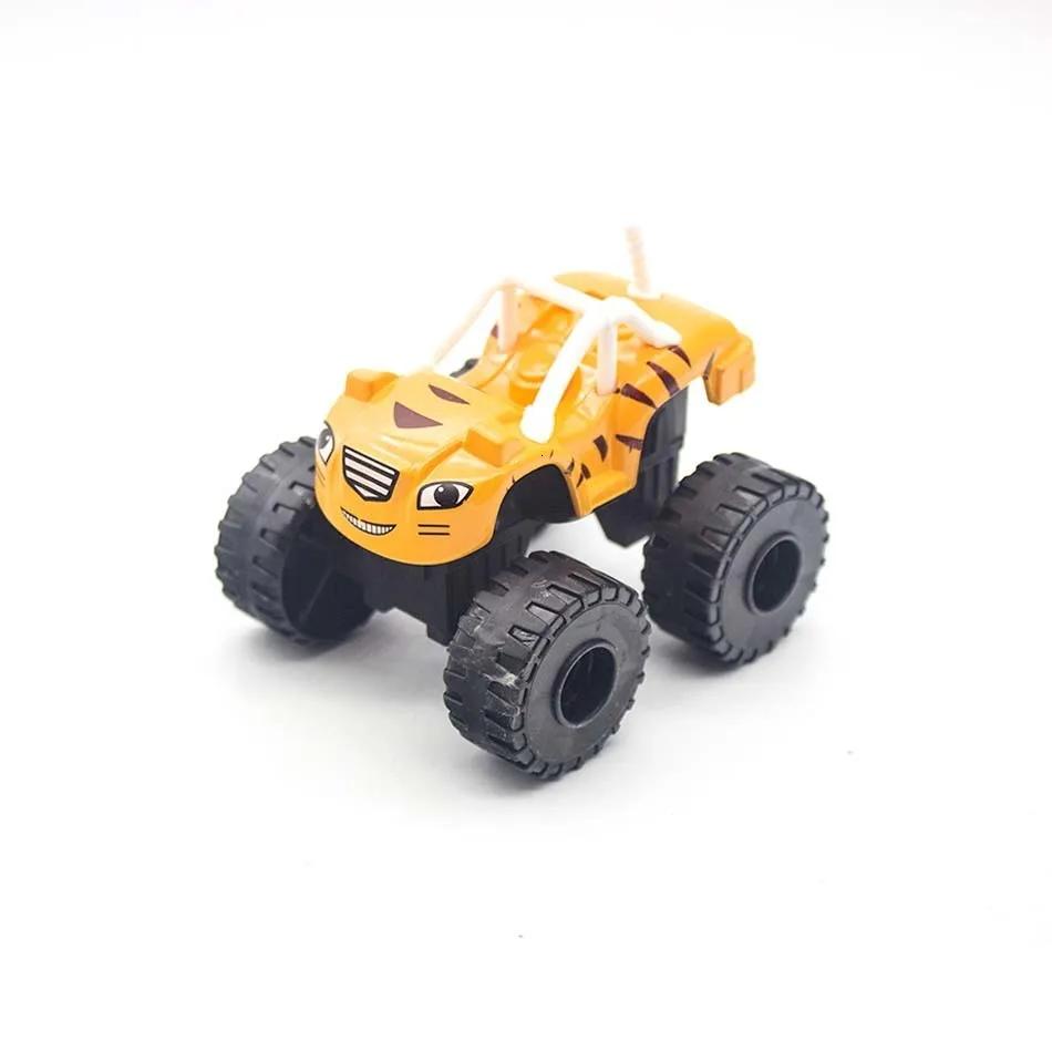 6 шт. Набор игрушечных машинок Blaze Monster Racing Car, литье под давлением, Россия, Грузовик-дробилка Miracle Crusher, Трансформирующиеся игрушки для детей, Лучшие подарки