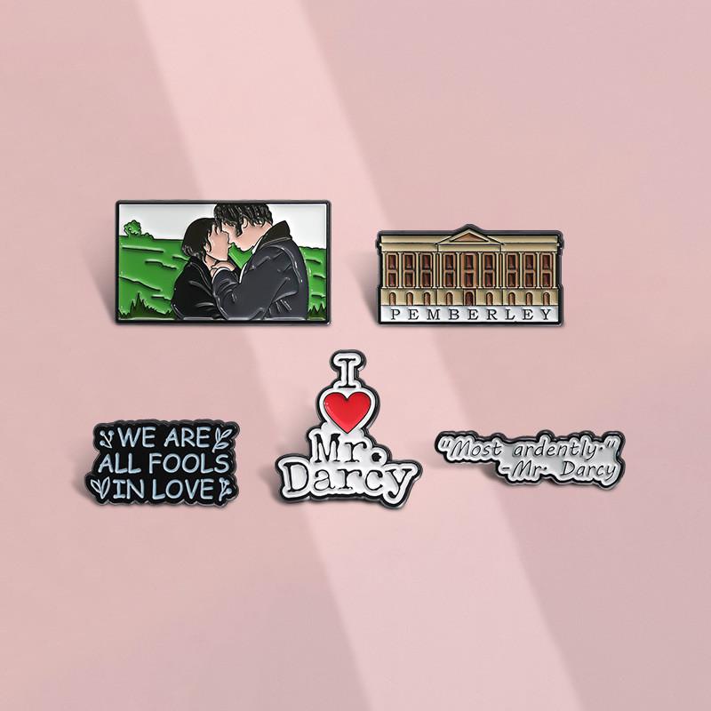 Unique Love Series Cartoon Character Brooch Pin Fashionable Metal Badge Accessory