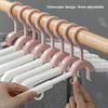Удобная вешалка для одежды с двойным крючком, немаркирующая вешалка для сухой одежды, не оставляющая следов, дорожные принадлежности, крючок для одежды