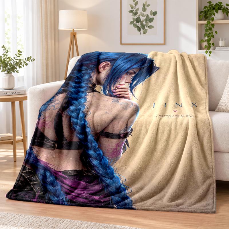 Arcane Flannel Throw Blanket Soft Warm Cozy For Sofa Bed Indoor Home Bedroom Use