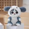 Kawaii Sanrios Crossdressing Cat Plush Doll Toy Cute Cartoon Stuffed Keychain Backpack Pendant For Kid Gifts