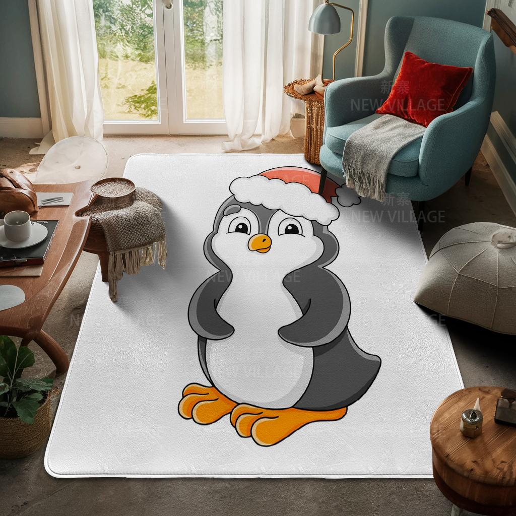 Ковер у входа в дом Домашний коврик у двери Гостиная Ванная Комната Ноги ванная комната Нескользящие коврики с водопоглощением для ванной Счастливого Рождества зима