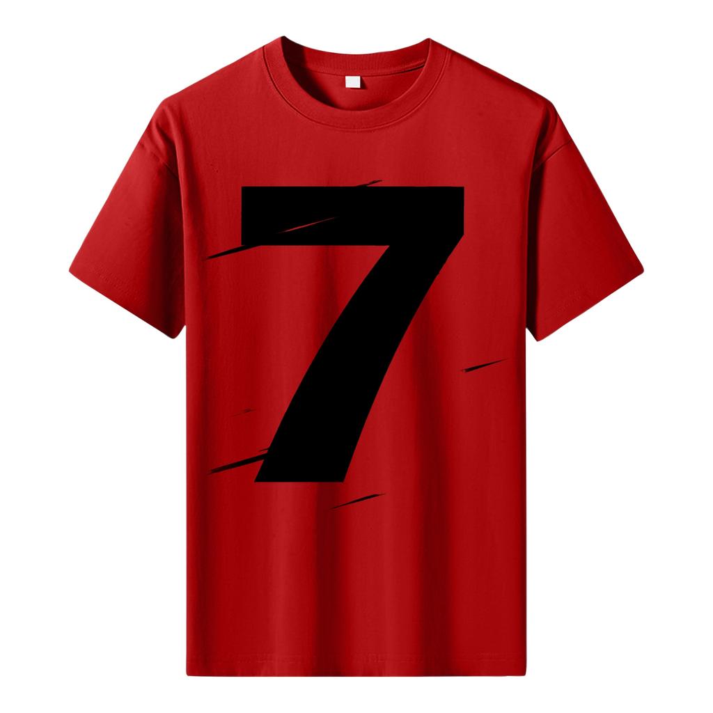 Мужская футболка с коротким рукавом с принтом Мужская свободная повседневная футболка с коротким рукавом