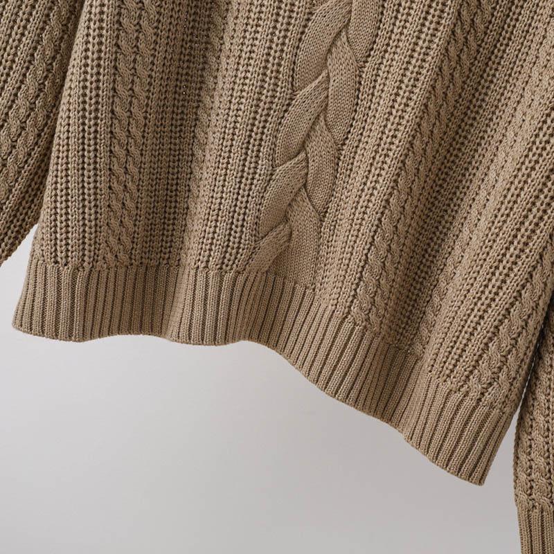 Свитер для женщин осень зима утолщенный пуловер теплый вязаный свитер длинный рукав джемпер свитер оверсайз топы