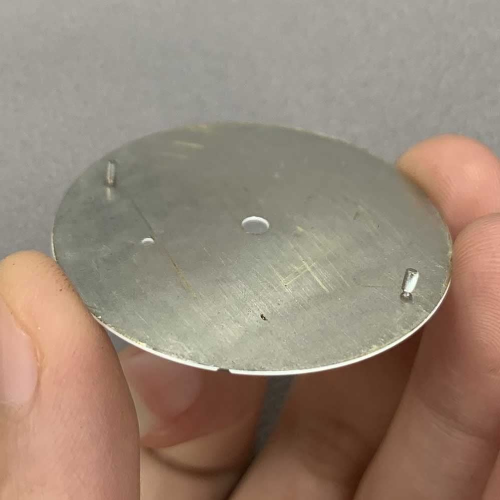 Watch Upgrade Parts 37MM Blue Watch Hand Watch Dial Rplacement for ETA6497 ST3600 Watch Movement Accessories