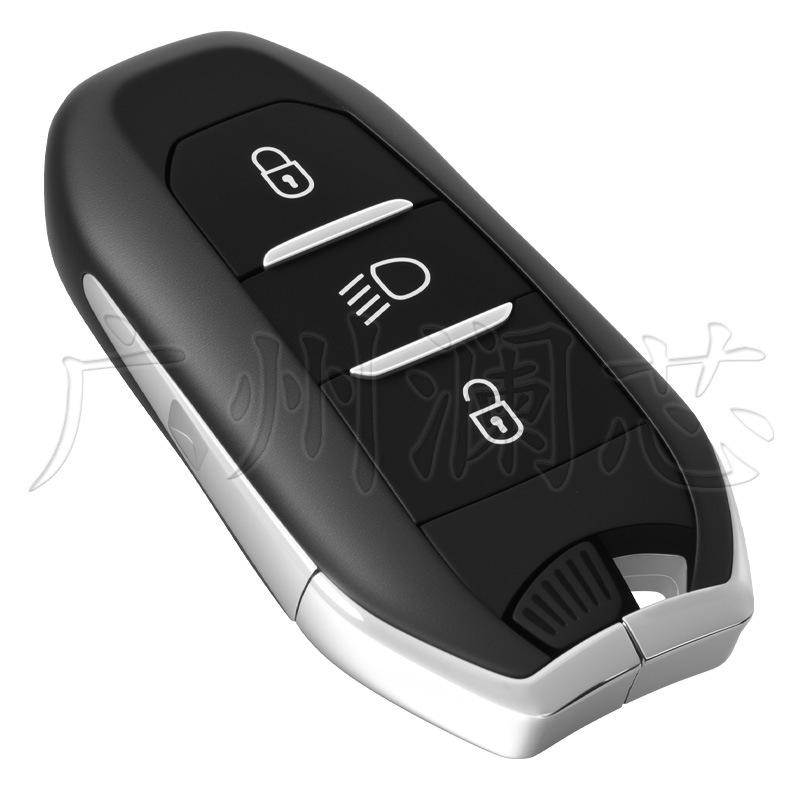Совместимо для Peugeot Citroen DS 3-кнопочный смарт-ключ 433 МГц чип 4A/46 Пульт VA2/HU83
