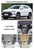 Совместимый брызговик для Toyota Corolla, Levin, Camry, Highlander, RAV4, Ralink и Yaris. Бронезащита шасси.