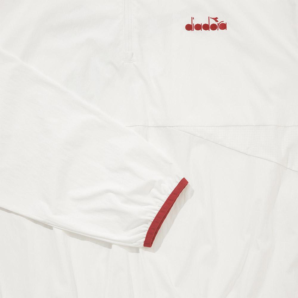 Diadora Теннисная звезда Анорак на молнии до середины груди Цвет: Слоновая кость