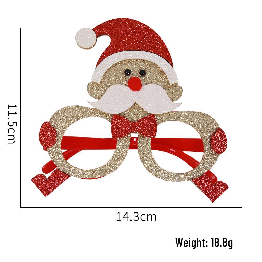 Зарубежные Рождественские Очки с Рогами - Веселые Мультяшные Вечерние Оправы для Детей и Взрослых