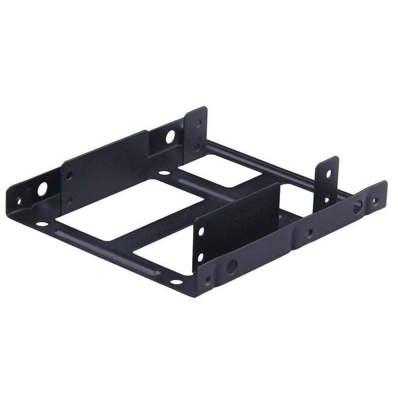 2.5 To 3.5 Inch Hard Disk Bracket Hard Drive Dual Desktop SSD Mounting Bracket Internal Adapter