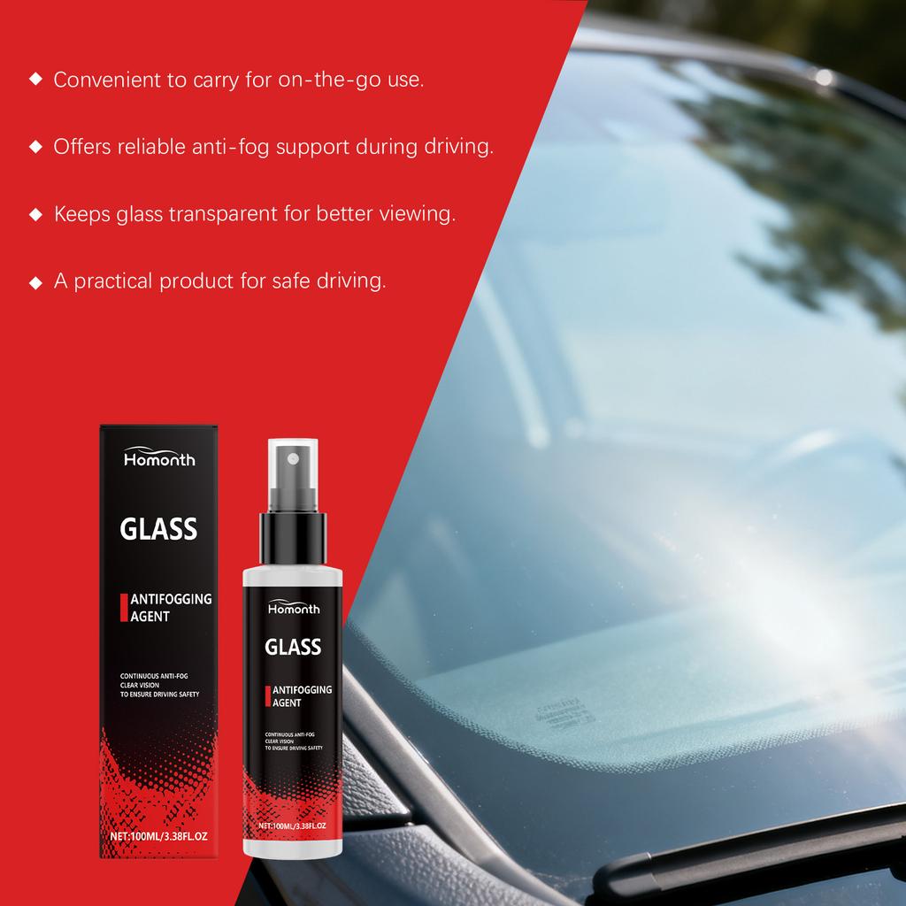 Car Glass Coating Agent Rainproof Windshield Rain Repellent Stain Removal Clear Vision liquid Polymer Car Waterproof Spray Tool