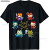 Retro Dungeon Tarot Card Cat Dice D20 TShirt for Concentration Funny Gamer Dice Dragon T Shirts Summer Streetwear Gifts Men