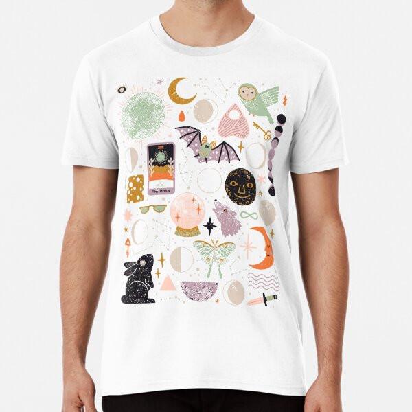 Lunar Pattern: Blue Moon S to 5XL Made in the AU/USA T-Shirt