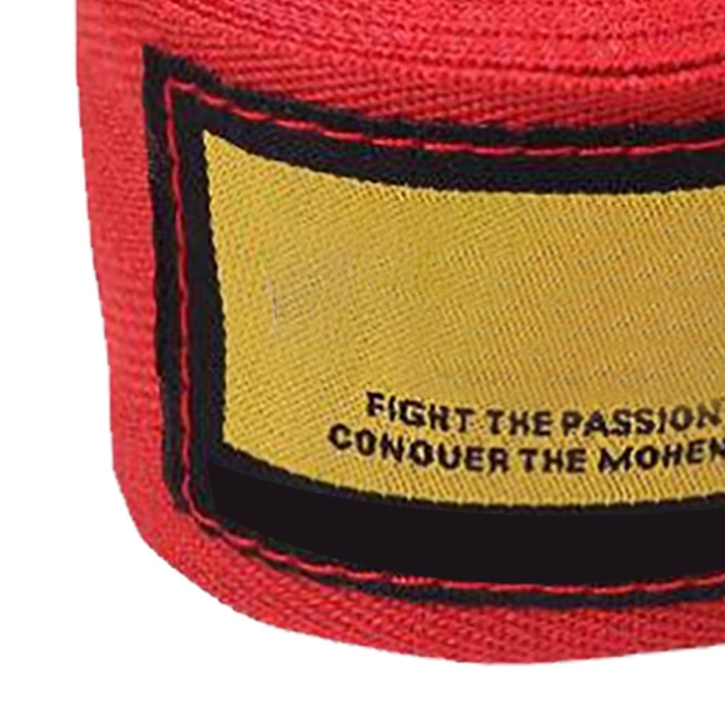 2 шт. боксерские бинты спортивные бинты для кикбоксинга тайский бокс боевые бинты перчатки протектор красный