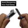 Carp Fishing Hook Sharpening Vice Tool Clamp Alu Alloy Diamond Stone Fish Hook Sharpen Tools For Carp Fishing Tackle Accessories
