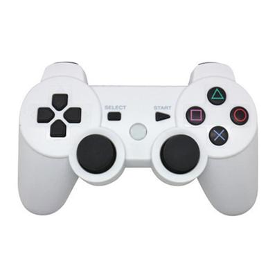 БЕЛЫЙ Беспроводной контроллер Bluetooth Двойной удар Двойная вибрация для PS3