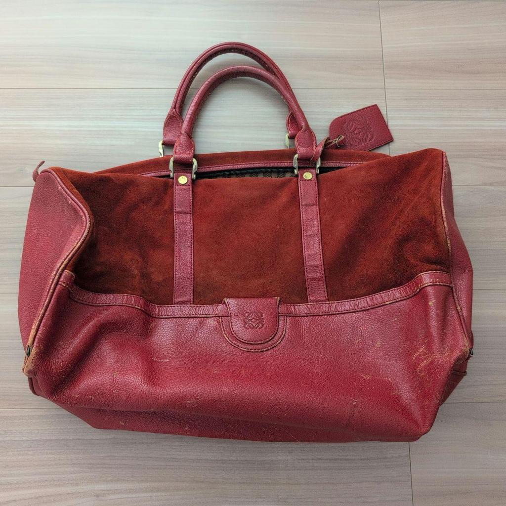 Used LOEWE Boston bag, vintage, atmospheric
