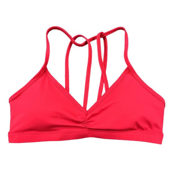 Женский спортивный бюстгальтер со съемными бретельками, беспроводной, с бретельками, спинка-борцовка, лифчик для йоги и фитнеса, быстросохнущий, без косточек, укороченный топ для тренировок в спортзале