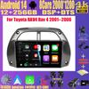 Android 14 Car Radio For Toyota RAV4 Rav 4 2001 - 2006 Multimedia Player Carplay QLED Touch Screen Auto Stereo 4G WIFI
