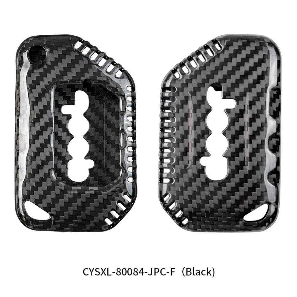 Чехол-оболочка из углеродного волокна T-Carbon для корпуса автомобильного ключа Jeep Grand Cherokee Gladiator, Аксессуары для интерьера автомобиля