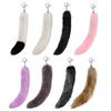 Furry Tail Plush Decorations Faux Fur Bag Pendants Lovely Gift Accessories