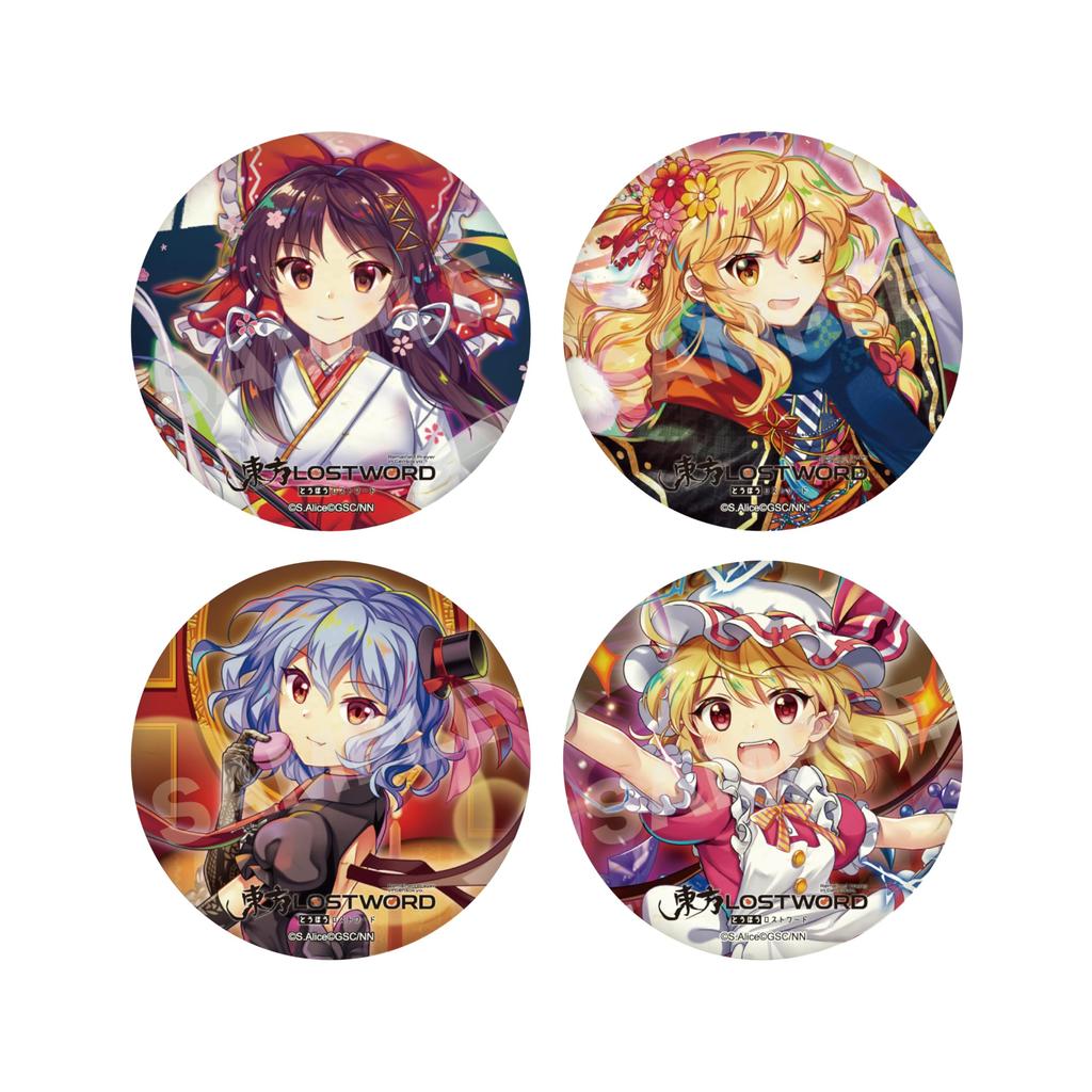 Touhou LostWord Washi Can Badge Box of 8