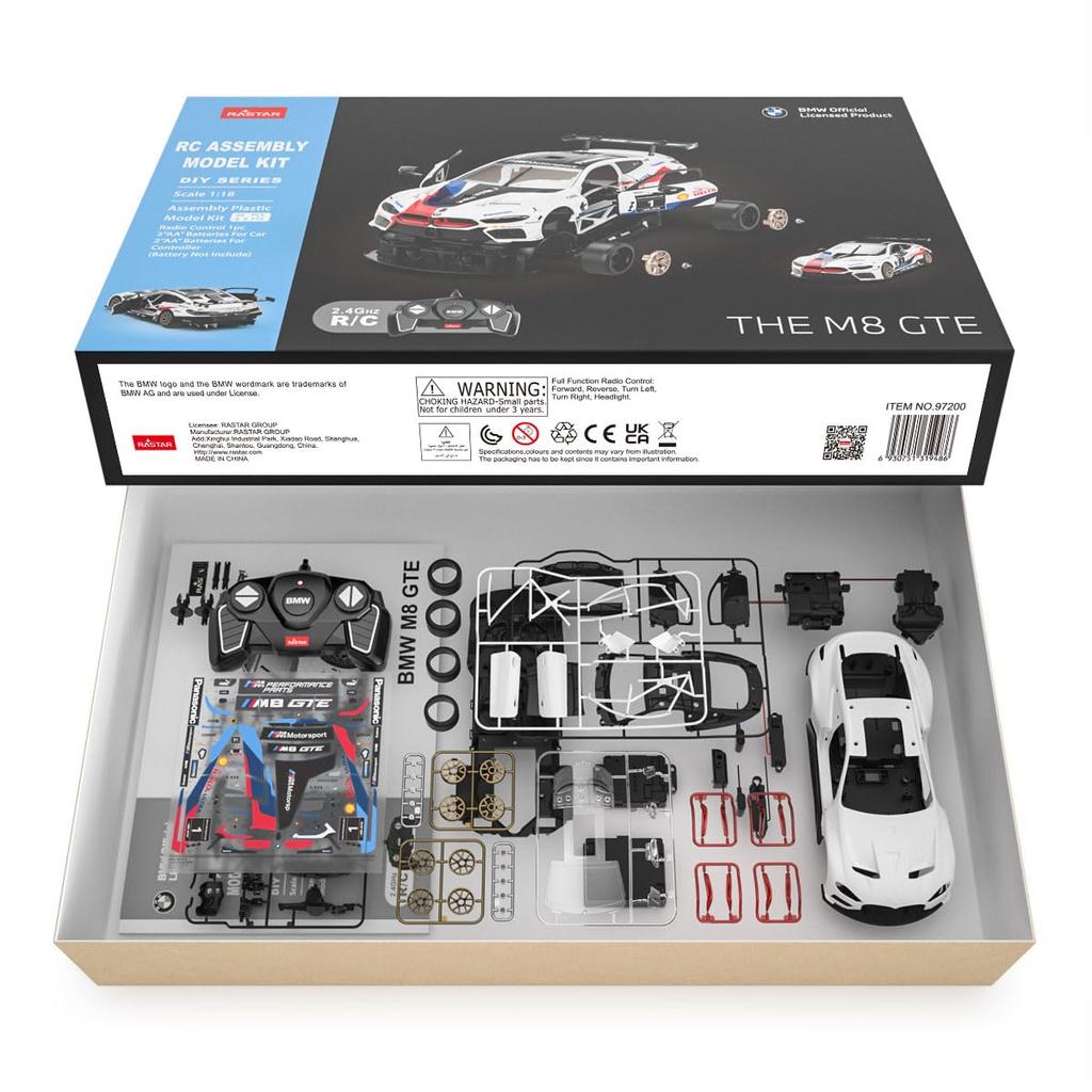 Doyusha Пластиковая модель Luster BMW M8 GTE 1/18 R/C